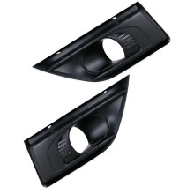 1Pair Front Bumper Fog Light Frame Cover Foglight Bezel Lid Hood Trim 7414SC for C4