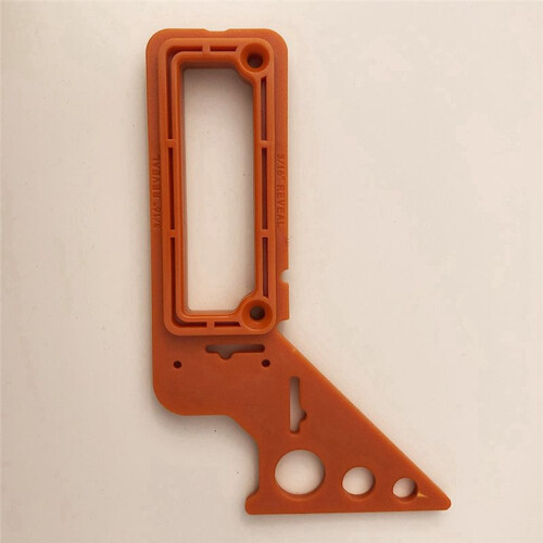 2Pcs Eight in One Multi-Angle Woodworking Angle Ruler Locator Measuring Tool Angle Ruler Plastic Scale 2