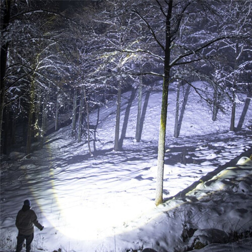 Handheld Flashlight Outdoor LED Strong Light LED Spot Lights Searchlight Outdoor Solar Lantern 2