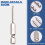 Magnetic Hex Wrench Drill Bits  End Hex Screwdriver Bits Set 100mm Long  Driver Bit 1/4 Inch Hex-Shank 4