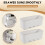 2 onE Pull-Out Closet Shelf, Kitchen Pull-Out Closet Basket Organizer, Pull-Out Drawers, Storage Basket 6