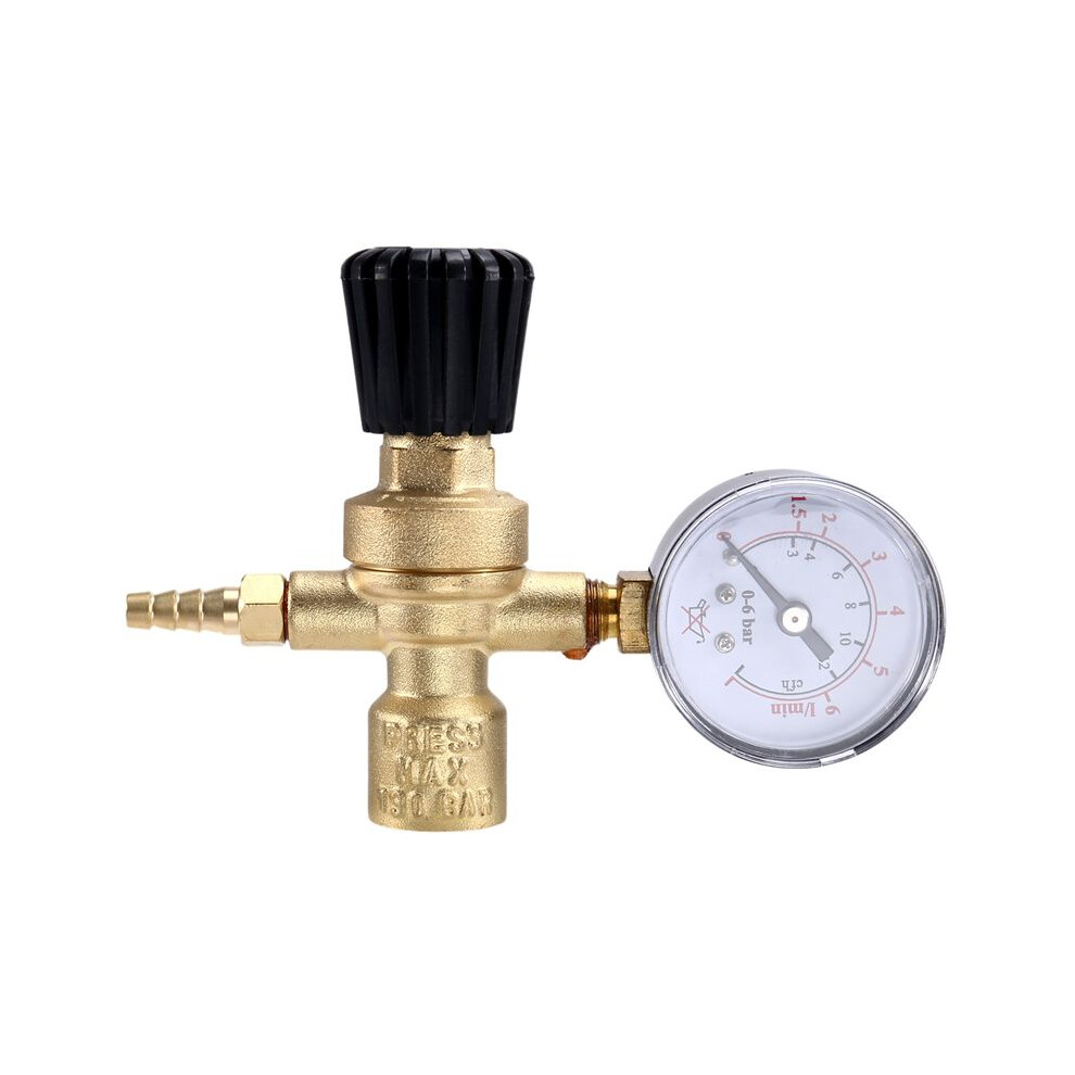 Argon Carbon Dioxide Pressure Reducer Pressure Gauge Instrument 36V220v Two Welding Pressure Reducing Valve M10 X 1 4712196683542