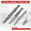 10-Piece Screw Extractor Set and Universal Drill Bit Holder, Left Hand Drill Bit Set, for Removing Broken Studs, Bolts 4