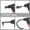 14 Pcs Flexible Drill Bit Extension Set 1/4 Inch Hex Bendable Drill Bit Extension 105 Right Angle Drill 90 Right Angle 4