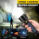 2 Pack LED Rechargeable Flashlight Solar Flashlights for Home, Camping,Hiking, Emergencies, Adventures 3