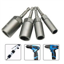 10 Stuks 6 Mm-15 mm Zeskantdoppen Mouwmondstukken Moersleutelset Schroevendraaierset Elektrisch Gereedschap Bitset