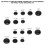 10Pcs 6mm-15mm Hex Sockets Sleeve Nozzles Nut Driver Set Screwdriver Set Power Tools Bits Set 5