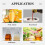 Handheld Refractometer, RHB-90ATC Digital 0-90% Digital Brix Refractometer, Honey Moisture Tester, Sugar Content Meter 9