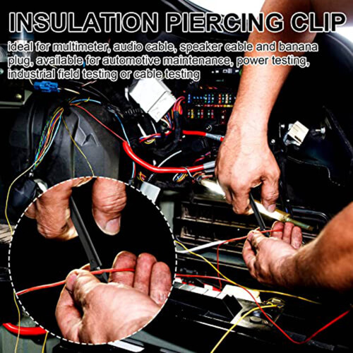4PCS Reverse Puncture Probe Wire-Piercing Automotive Multimeter Test Clips Tool Test Lead Kit P5010 2
