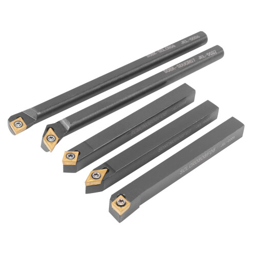 Support D'Outil de Rotation Indexable de Jambe de 8Mm avec des Insertions de Carbure de CCMT060204 DCMT070204 pour la Machine de Commande NuméRique