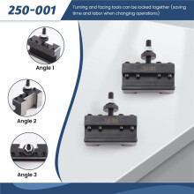 3Pcs Quick Change Turning and Facing Lathe Tool Holder Bracket 250-001CNC Tool POST