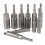 10Pc 1/4 Inch Wrench Hex Bit Socket Set Deep Long 1/2 Inch Impact Drill Socket Adapter Drill Bits 4