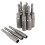 10Pc 1/4 Inch Wrench Hex Bit Socket Set Deep Long 1/2 Inch Impact Drill Socket Adapter Drill Bits 8