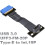 USB3.0 Intern Header Till USB 3.1Typ C Frontpanel Typ E Honadapter 20pin 19pin Converter för PC Moderkort Riser 1