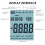 Manometer Digital Electronic Handheld Differential Pressure Gauge Air Pressure Meter Barometer with Backlit Display 7