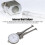 Gauge Inside Caliper 55‑153mm Internal Caliper Replaceable High Accuracy Gauge Inside Caliper for Cylinder Bore 2