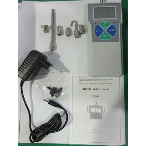 Digital Force Gauge Digital Force Meter SF-500 Portable Push and Pull Tester Meter 500N Force Tester EU Plug