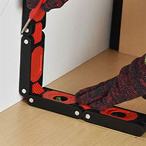 Multifunctional Folding Level Polygon Precision Gauge Woodworking Pipe Stair Corner Folding Extension Tool 1