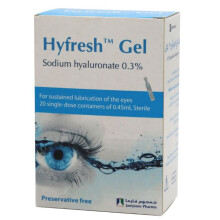 Hyfresh Eye Gel 0.3% (0.45mlx20s) |Intensive lubrication for moderate to severe dry eyes