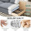 3-Seater Chenille Modern Sofa, Comfortable Home Lounge Sofa 6