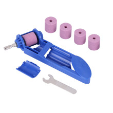 2-12.5mm Drill Bit Sharpener Portable Corundum Grinding Wheel Tool Corundum Resisting Drill Polishing Grinder Wheel Tool