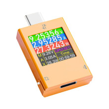 Type-C Tester 4.5-50V Multi-Function Digital Display Voltage Ammeter Power Meter for Cell Phone Charging PD3.2 Tester B