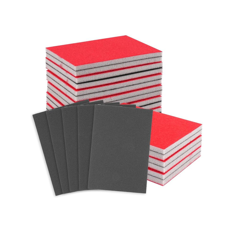 24-Piece Sanding Sponges Set, 80-3000 Grit Wet Dry Sandpaper, Flexible Sanding Sponge Wood, Professional Sanding Pads 6032248884627
