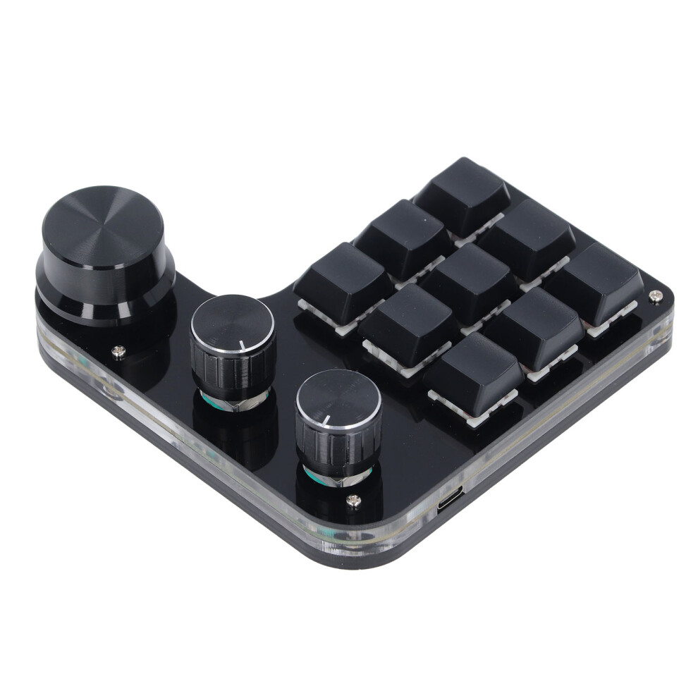 Usb Mini Macro Mechanical Gaming Keyboard 9 Keys Rgb Led Red 4001385993655