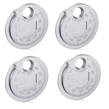 4X Bougieruimte-Instrument Gapper Gauge- Draad Bougieruimte-Meetinstrument Geschaald van .020 Inch Tot .100 Inch