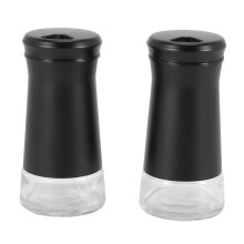 Pepparshakers med Justerbara HäLlhåL Elegant Salt- och Peppardispenser i Rostfritt StåL Perfekt för Havssalt 2 St