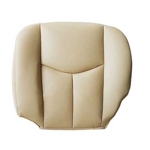 Car Front Driver Side PU Leather  Cushion Bottom  Cover for  Escalade 2003-2006 Beige 1