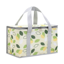 Insulated Picnic Bag Cooler Reusable, Beach Bag Cooler Bags with Zippered Insulated Bag for Picnic Basket
