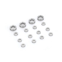 16 STÜCKE Stahl Lager 3X6X2Mm 6X10X3Mm für WPL C14 C24 B36 MN D90 MN-90 MN99S RC Auto Ersatz Teile Upgrade ZubehöR