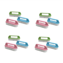 Stiff Brush Laundry Brush Cleaning Brush Portable Plastic Handheld Cleaning Brush for Use in Kitchen and Bathroom