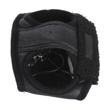 Cappello da aviazione per cane, 37 cm / 14,6 pollici, in pelle PU calda e cashmere
