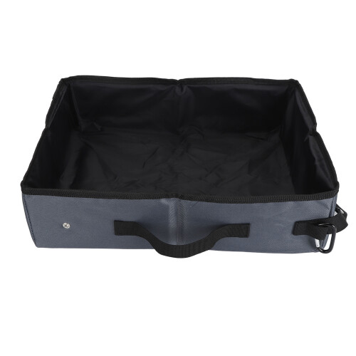 Άμμος για γάτες ταξιδιού με επένδυση στεγανοποίησης και εργονομική ξύλινη λαβή 2