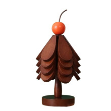 Alfombrilla Aislante para Cocina con Forma de Árbol de Navidad, de Madera Maciza, para Mesa de Comedor, Posavasos Antiescaldaduras, Alfombrilla para