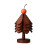 Kitchen Insulation Mat Christmas Tree Shaped Solid Wood Dining Table Anti Scalding Coasters Pot Mat Home Decoration A 1