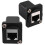 2Pcs Ethernet GigE RJ45 Cat 6A EtherCON Feedthru Modular Panel Connector for Switchcraft EH Series Neutrik NE8FDX-P6 1