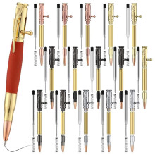 15 Pcs Wooden Pen Set Ballpoint Pen Set School Supplies for DIY Making Classroom Supplies Teacher Student Gifts