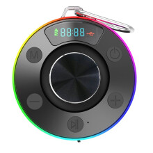 Shower Speaker Waterproof, Shower Speaker Suction Cup, Shower Radio Wireless with RGB Lights
