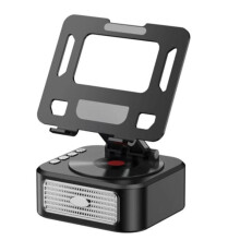 Foldable Desk Tablet Stand Holder Table Smartphone Mount with Wireless Speaker Stereo USB Sound Box