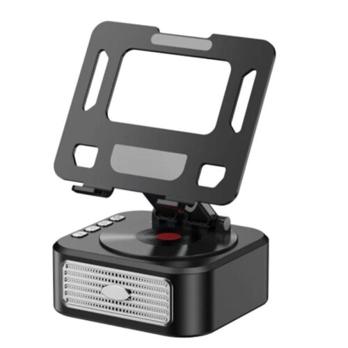Support de Bureau Pliable pour Tablette, Smartphone, Haut-Parleur  Sans Fil, Stéréo, USB. 1