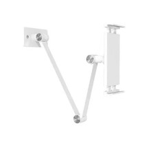 Supporto da Parete per Tablet da Cucina, Pieghevole e Regolabile, per Tablet e Telefono Cellulare da 4,7-12,9 Pollici, Bianco