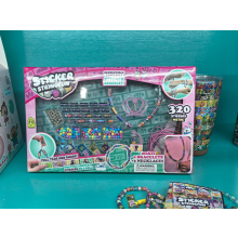 Pulsera de cuentas y pegatinas DIY en caja ciega: kit creativo para hacer joyas para niños, set de manualidades, regalo sorpresa para niñ