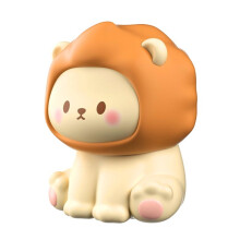 Lion Night Light Soft Lighting Lamp Rechargeable Bedroom Bedside Sleep Patting Lovely Baby Feeding Eye Care Lamp
