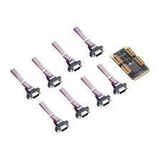 PCIE Express 8 Serielle  Controllerkarte  PCIe DB9 RS232 Adapter  PCI-E COM Karte 15 KV ESD-Schutz