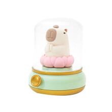 Bonne Chance Lotus Lampe Créative Dessin Animé Veilleuse Fille Cadeau D'Anniversaire Veilleuse Vert