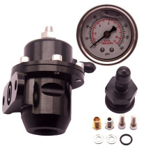 Racing Adjustable FPR+Fuel Pressure Regulator Gauge Auto Parts for B Series B16 B18 B17 B20 Si LS GSR D16