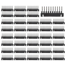 6D Bouton de Cheveux 40 / Lot Outil de Connecteur de Perruque pour Cheveux 6D Machine D'Extension
